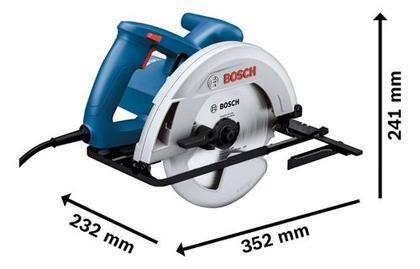 Imagem de Serra Circular Elétrica 1300w Gks130 Bosch Profissional Com Disco 220v