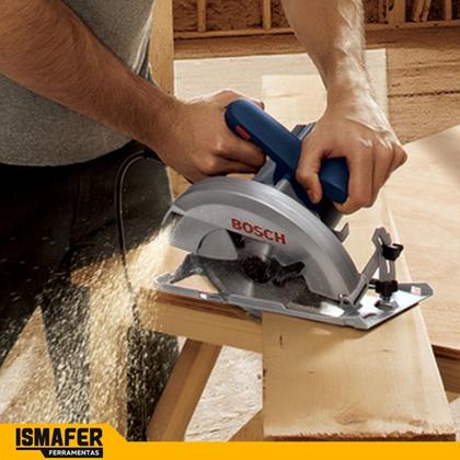 Imagem de Serra Circular Elétrica Bosch Professional Gks 150 184mm 1500w Azul 110v