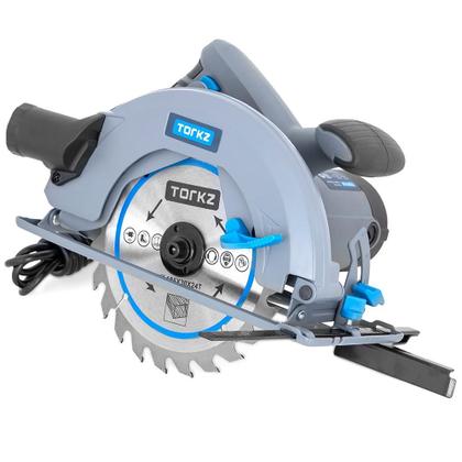 Imagem de Serra Circular Industrial Torkz TRE0006 com acessórios, 1400 Watts - 220 Volts
