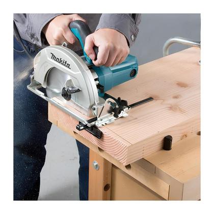Imagem de Serra circular makita 1/4" 1600w azul e preto hs7010 127v 