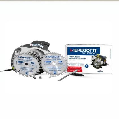 Imagem de Serra Circular MMC-1400 com Disco de Corte 1400W 220V Menegotti