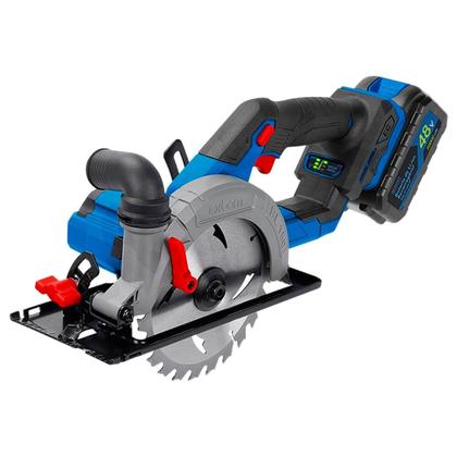 Imagem de Serra Circular Portátil Brushless 1200W 2 Baterias de 48V 20000mAh Recarregável Bivolt