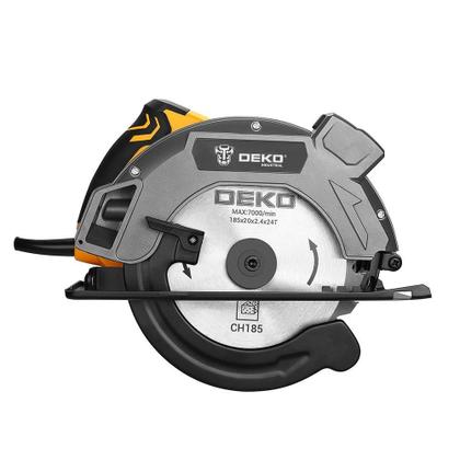 Imagem de Serra Circular Profissional 71/4 Polegadas 110v 1600W com LED Deko