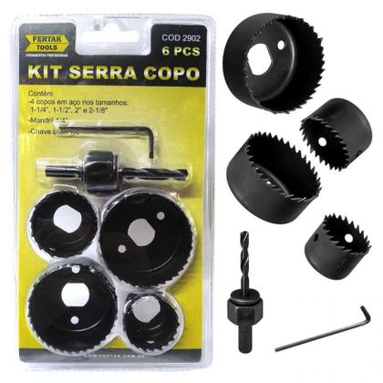 Imagem de Serra Copo 06 Pcs - Fertak - 2902