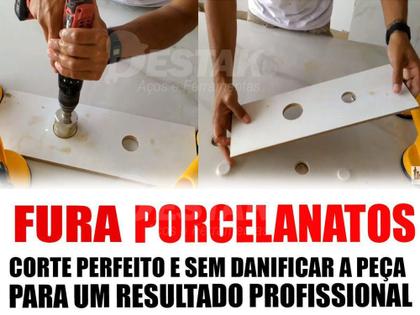 Imagem de Serra Copo Broca Diamantada Para Cerâmica E Vidro 16mm Fertak