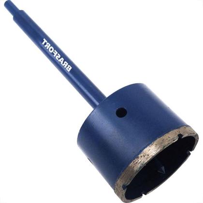 Imagem de Serra Copo Diamantada Com Haste Brasfort 80Mm Seco/Agua 7945