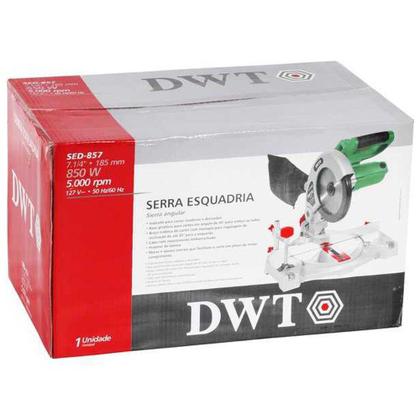 Imagem de Serra Esquadria 7.1/4" (Pol.) SED-857 DWT 127V + Lâmina de Serra Circular P/ Alumínio