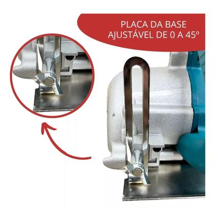 Imagem de Serra Marmore 110v Sem Disco 1300w Madeira Piso Ferro Tijolo Importway IWSMS110