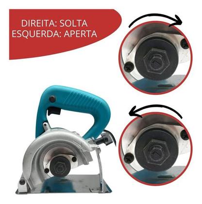 Imagem de Serra Mármore 1300w Para Madeira Piso Ferro 220v - Importway Frequência 60hz