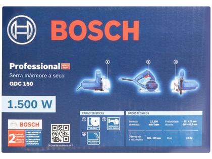 Imagem de Serra Mármore a Seco 1500W GDC 150 Titan Com 2 Discos BOSCH