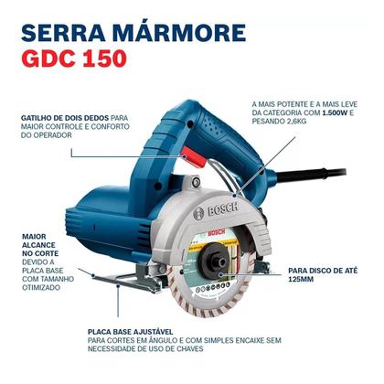 Imagem de Serra Mármore A Seco Gdc-150-Titan 1500W 06015486D0000 Bosch