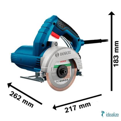 Imagem de Serra Mármore a Úmido Elétrica Professional Gdc 151 Titan 127v 1500w Azul Bosch