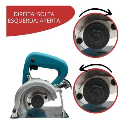 Imagem de Serra Mármore Circular 1200w Importway Com Discos