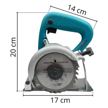 Imagem de Serra Mármore Circular 1200w Importway Com Discos