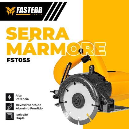 Imagem de Serra Mármore Concreto Profissional 1240W 4.3/8 Pol FST055 Fasterr Tools