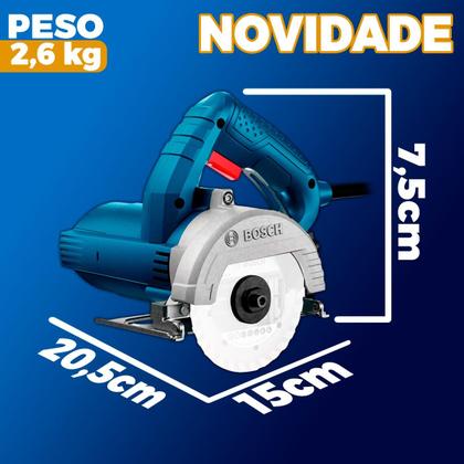 Imagem de Serra Mármore Elétrica Bosch Titan GDC 150 1200W 125mm Até 12200RPM Corte Úmido