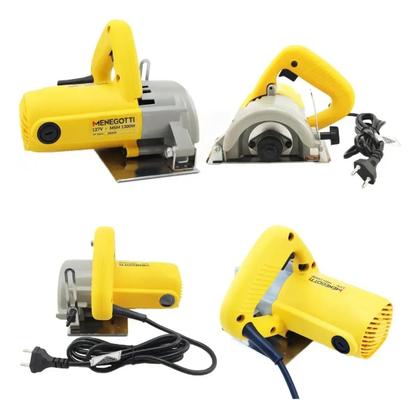 Imagem de Serra Mármore Profissional Menegotti 1300W Corte 34mm 127V ou 220V Alta Rotação