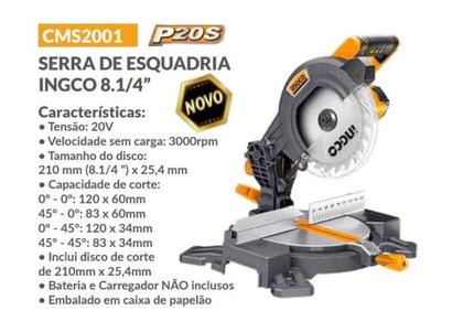 Serra Meia Esquadria À Bateria 8.1/4 Cms2001 Com Guia Laser