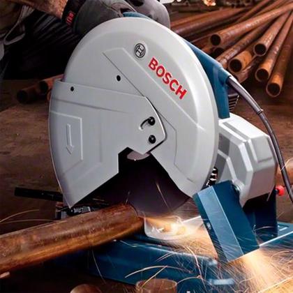 Imagem de Serra policorte Bosch GCO 14-24 2400W 220V, com 5 Discos