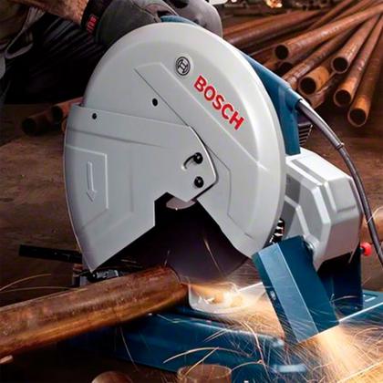 Imagem de Serra policorte Bosch GCO 14-24 2400W com 5 Discos