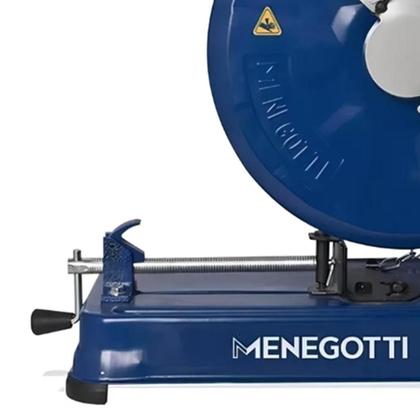 Imagem de Serra Policorte Corte Rápido Menegotti, 2200W, 14 Pol. 355mm, com Disco Aço Profissional  MSC2200