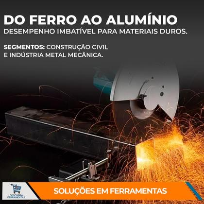 Imagem de Serra Rápida Policorte Makita M2401B 355MM 3800 RPM Corte Angular em Metal