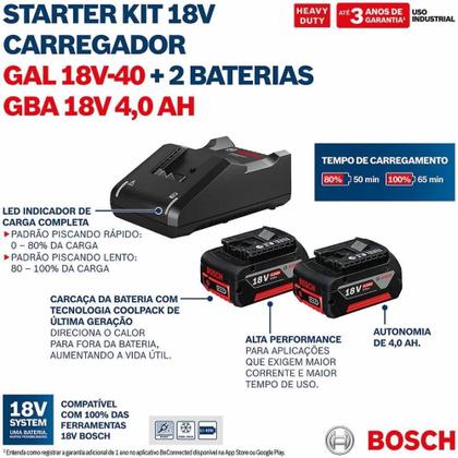 Imagem de Serra Sabre 18V GSA 185-LI com 2 Baterias e Carregador Bivolt BOSCH