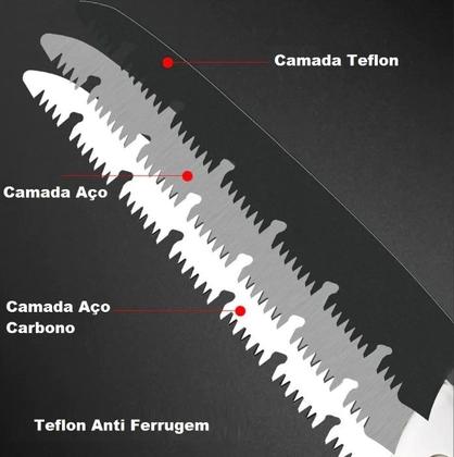 Imagem de Serra Serrote Dobrável Para Poda e Madeira Serra De 210mm
