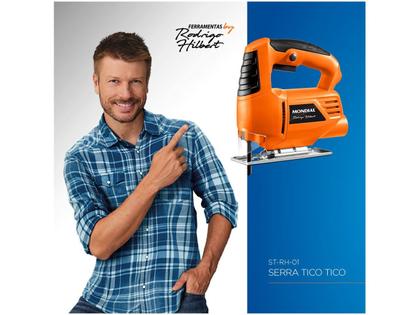 Imagem de Serra tico tico 450W corte 60mm com 2 lâminas By Rodrigo Hilbert - ST-RH-01 (220V)