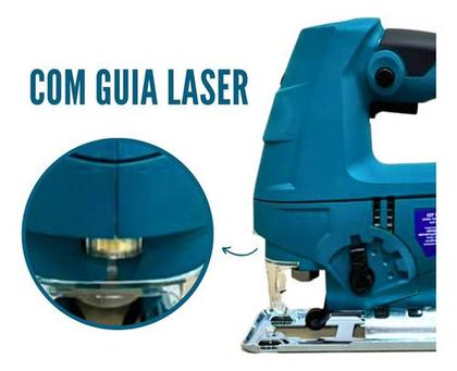 Imagem de Serra Tico Tico Elétrica Com Guia Laser 650w De Potência