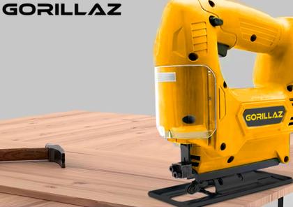 Imagem de Serra Tico-tico Profissional Base Ajustável Com Duas Baterias Bivolt 110/220v Gst-21v Gorillaz