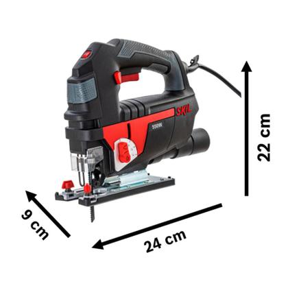 Imagem de Serra Tico-Tico Skil 4550 550W 127V 1 Lâmina e acessórios