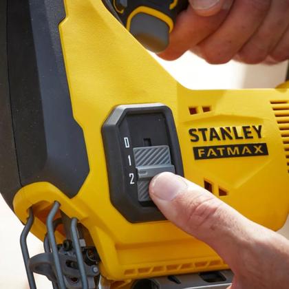 Imagem de Serra Tico-Tico Stanley 20V SCJ600B-B3 V20 c/ Troca Rápida e Sapata Aço