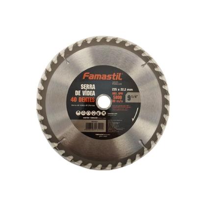 Imagem de Serra Videa 9 1/4 com 40 Dentes 235x22,2MM Famastil