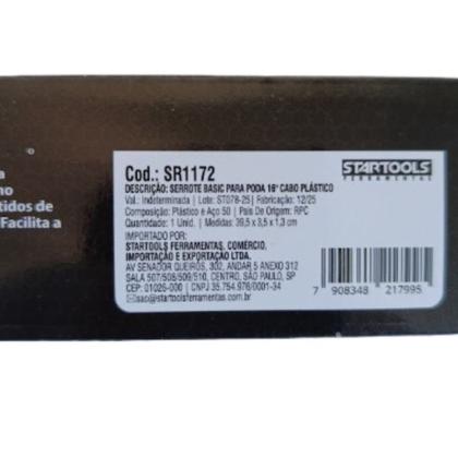 Imagem de Serrote Basic para poda 16 polegadas cabo plástico Star Tools