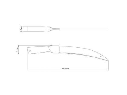 Imagem de Serrote de poda 12" tramontina 43291/012