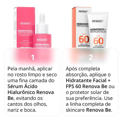 Imagem de Sérum Ácido Hialurônico Anti-idade - Renova Be  - Original
