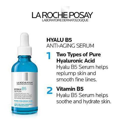 Imagem de Serum Ácido Hialurônico para Rosto Anti-envelhecimento com Vitamina B5 La Roche-Posay Hyalu - 30ml