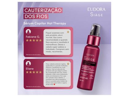 Imagem de Sérum Capilar Siàge Hot Therapy Cauterização dos Fios 60ml - Eudora