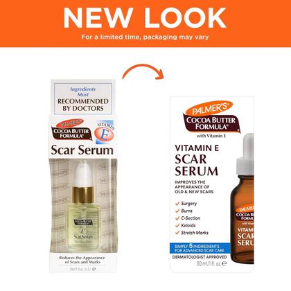 Imagem de Sérum cicatricial Palmer's, fórmula de manteiga de cacau, 30 ml com vitamina E