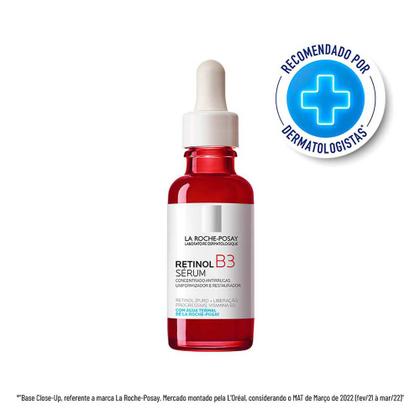 Imagem de Sérum Facial Antirrugas com Vitamina B3 e Retinol Puro La Roche-Posay Retinol B3