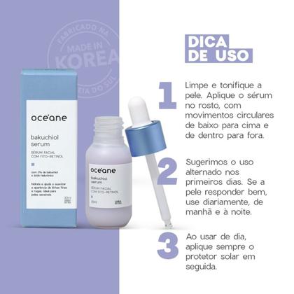 Imagem de Sérum Facial com Fito-Retinol Bakuchiol Océane 30ml