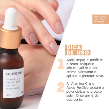 Imagem de Sérum Facial De Vitamina C E Ácido Ferulico Océane 30Ml