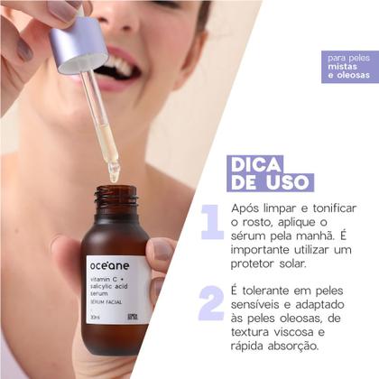 Imagem de Sérum Facial de Vitamina C e Ácido Salicílico - Vitamin C + Salicilyc Acid Serum 30ml