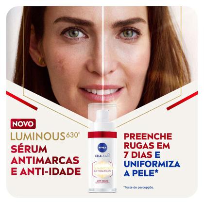 Imagem de Sérum Facial NIVEA Cellular Luminous 630 Antimarcas Anti-idade