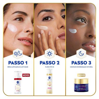 Imagem de Sérum Facial NIVEA Cellular Luminous 630 Antimarcas Anti-idade