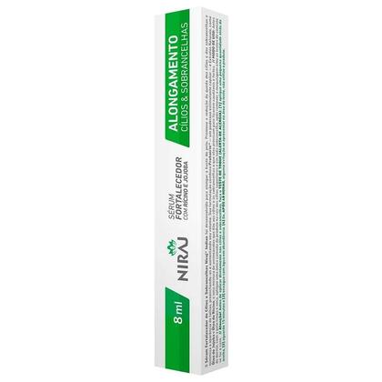 Imagem de Sérum Fortalecedor e Alongador de Cílios e Sobrancelhas com Rícino e Jojoba Niraj - 8ml
