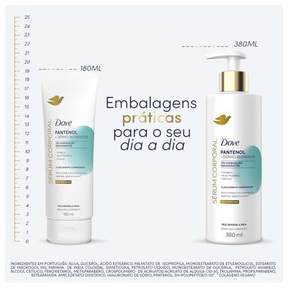 Imagem de Sérum Hidratante Corporal Dove Pantenol + Dermo Reparador 380ml