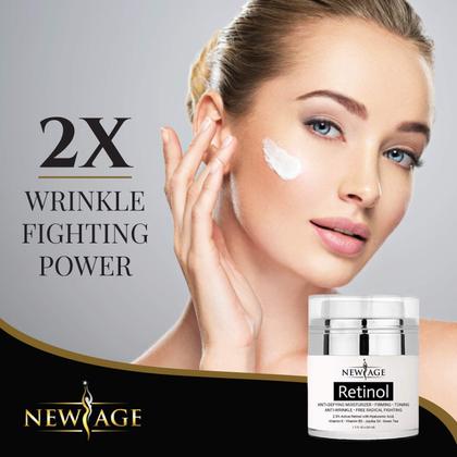 Imagem de Sérum Hidratante NEW AGE Creme de Retinol com Ácido Hialurônico 50mL