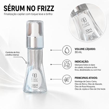 Imagem de Sérum Lizz No Frizz Brilho Intenso Controle de Frizz 30ml